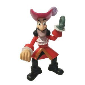 Captain Hook Pirate Figure Walt Disney Jake & the Never Land Peter Pan Villain